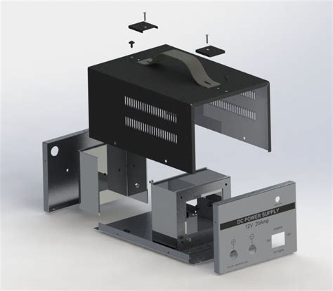 electronics enclosure layout